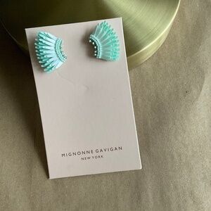 Mignonne Gavigan Micro Madeline Earrings in Seafoam Combo